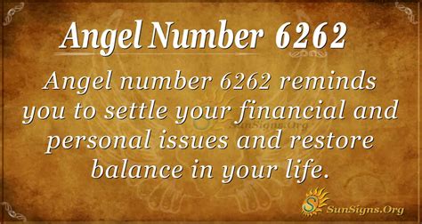 6262 angel number meaning|6262 Angel Number: Meaning and Interpretation